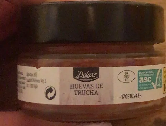 Huevas de trucha