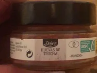 Huevas de trucha