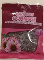 Caramelle gommose al gusto di ribes nero ed echinacea