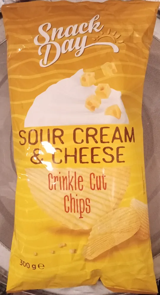 Snack Day Sour Cream & Cheese Crinkle Cut Chips