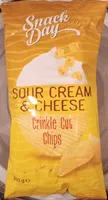 Snack Day Sour Cream & Cheese Crinkle Cut Chips