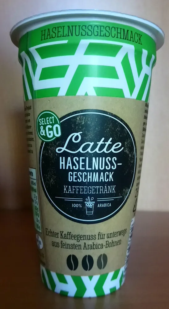 Latte Haselnuss-Geschmack