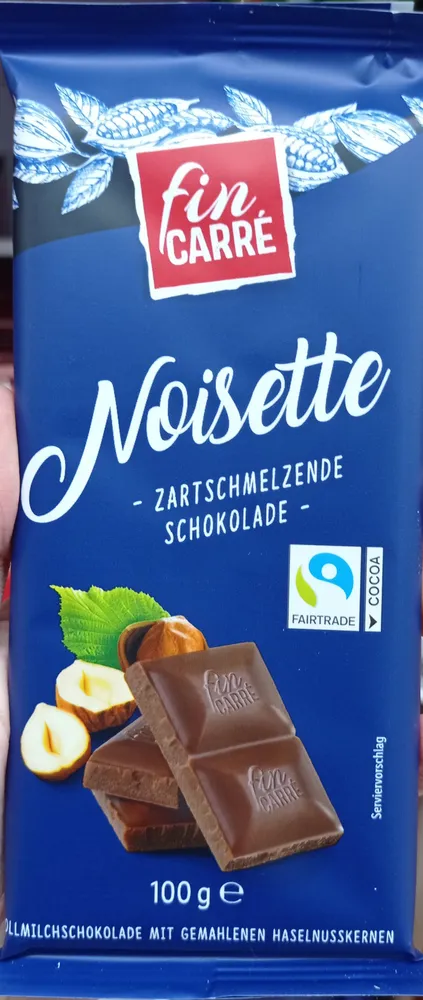 Noisette Zartschmelzende Schokolade