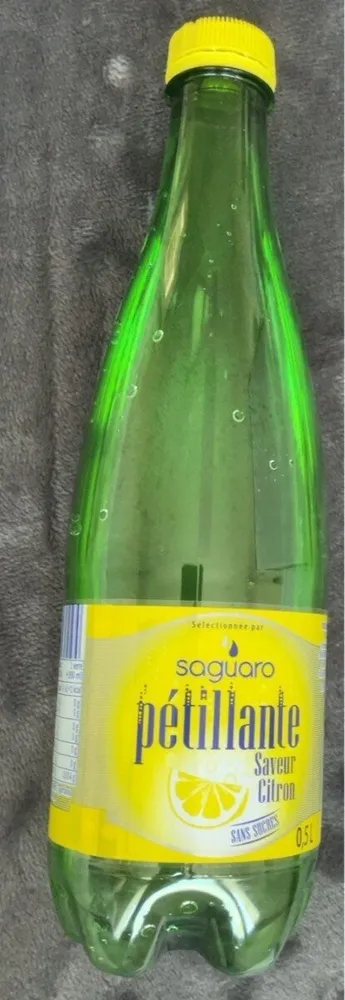 Eau pétillante citron