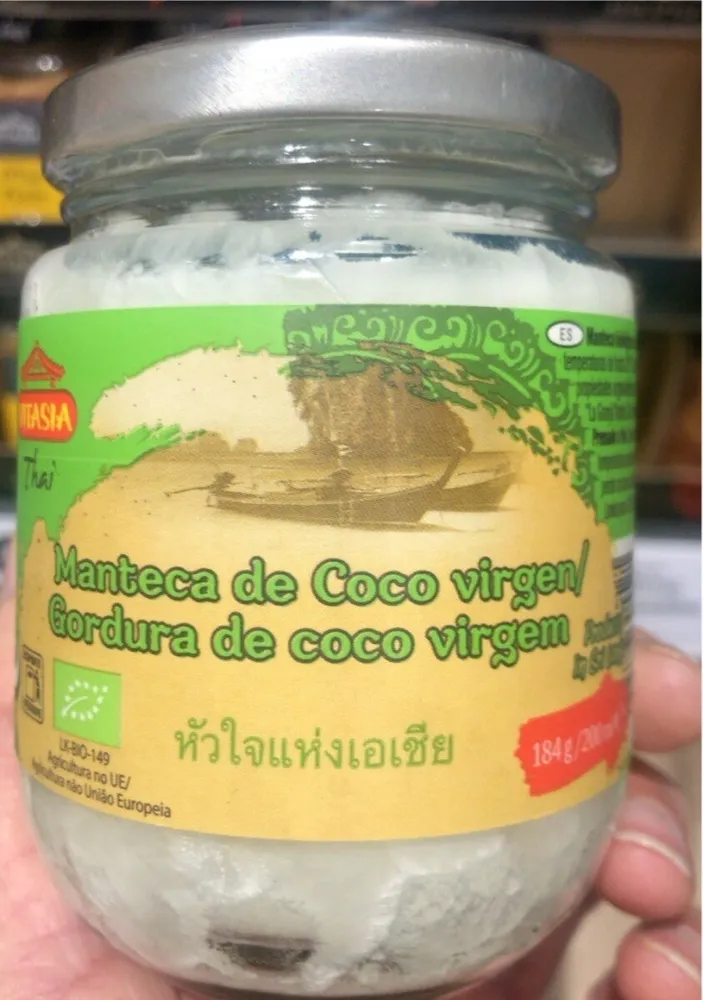 Manteca de coco virgen