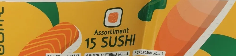 Assortiment 15 sushi
