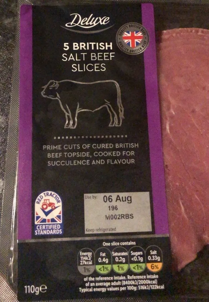 Salt Beef Slices
