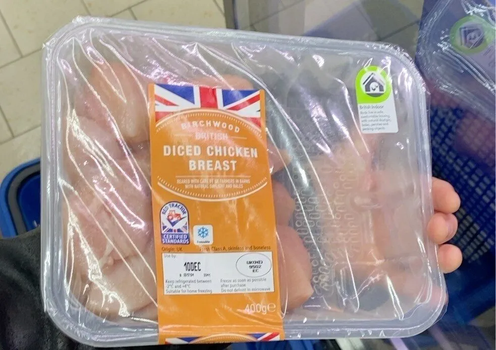 Diced chicken breast