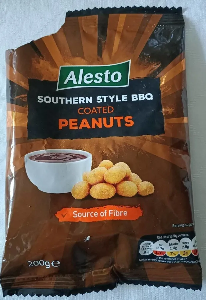 Coated peanuts