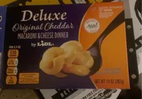 Deluxe original cheddar macaroni and cheese dinner