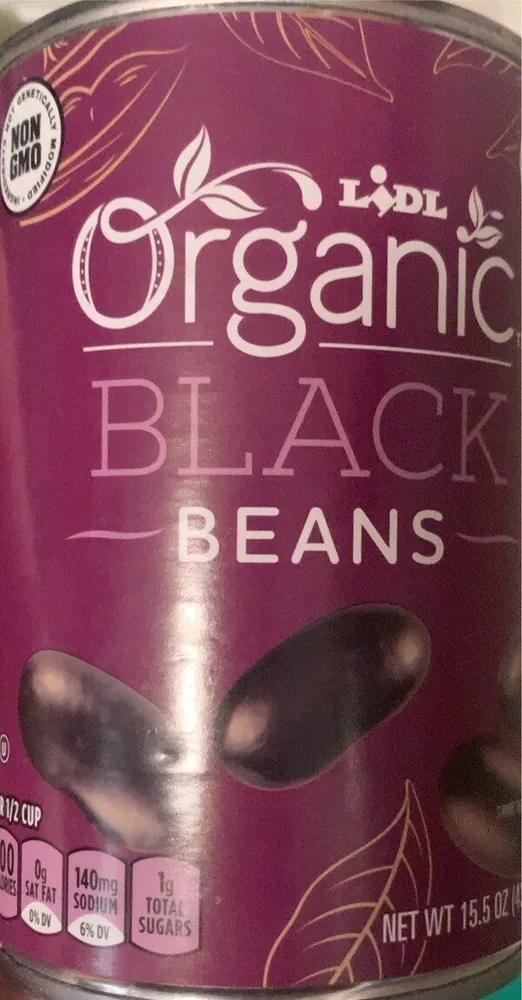 Organic black beans lidl