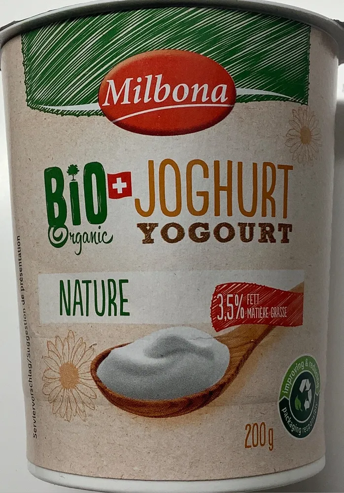 Bio yogourt nature