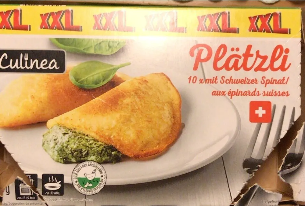 Plätzli aux épinards suisses