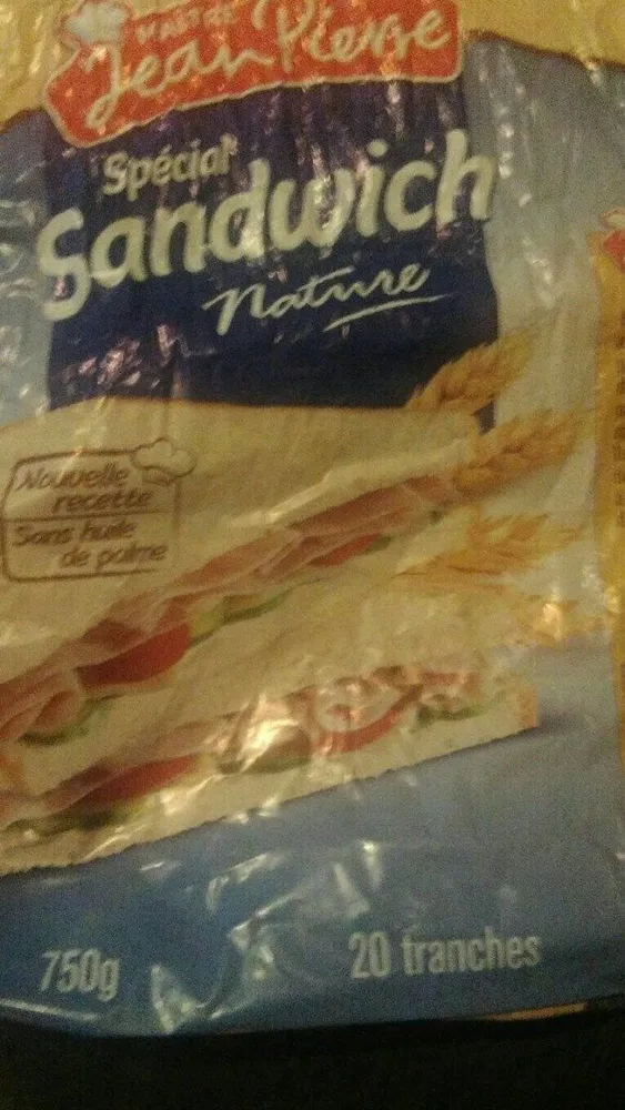 Pain de mie spécial sandwich nature