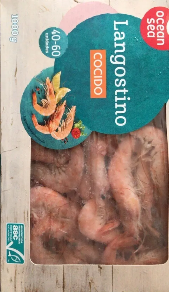 Langostino cocido