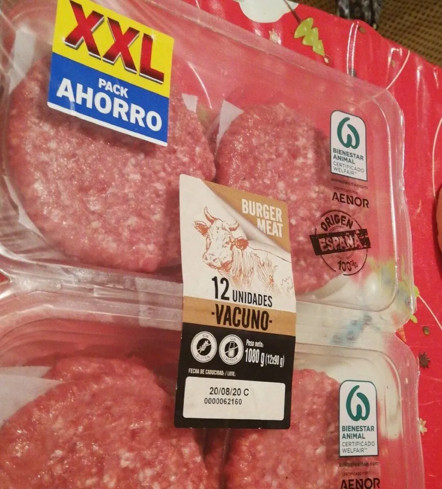 Hamburguesa ternera