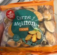 Carne mejillon cocido