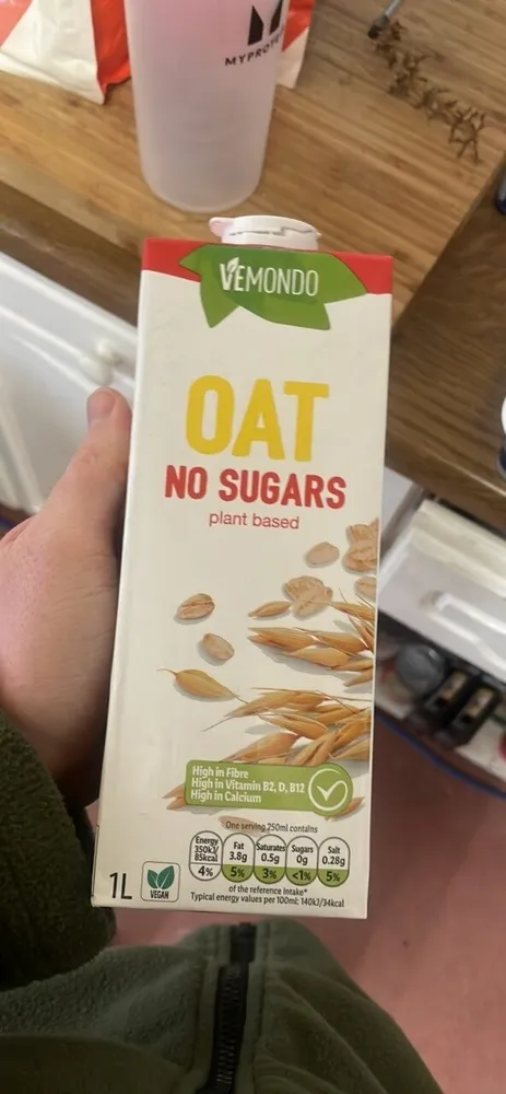 Oat No Sugars plant based