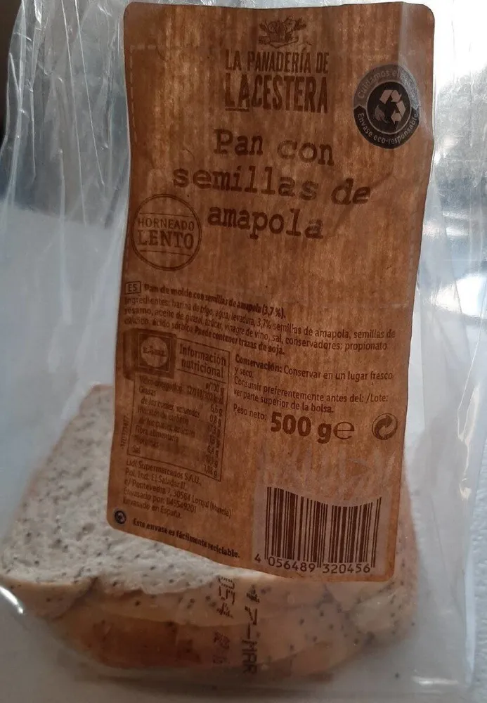 pan con semillas de amapola
