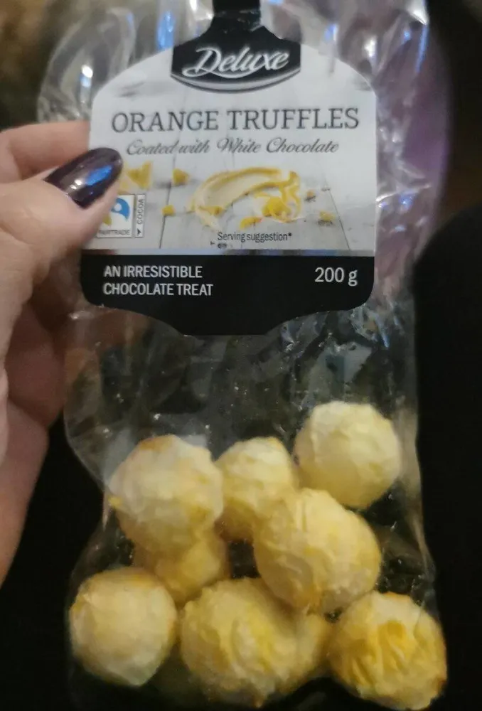 Orange truffles