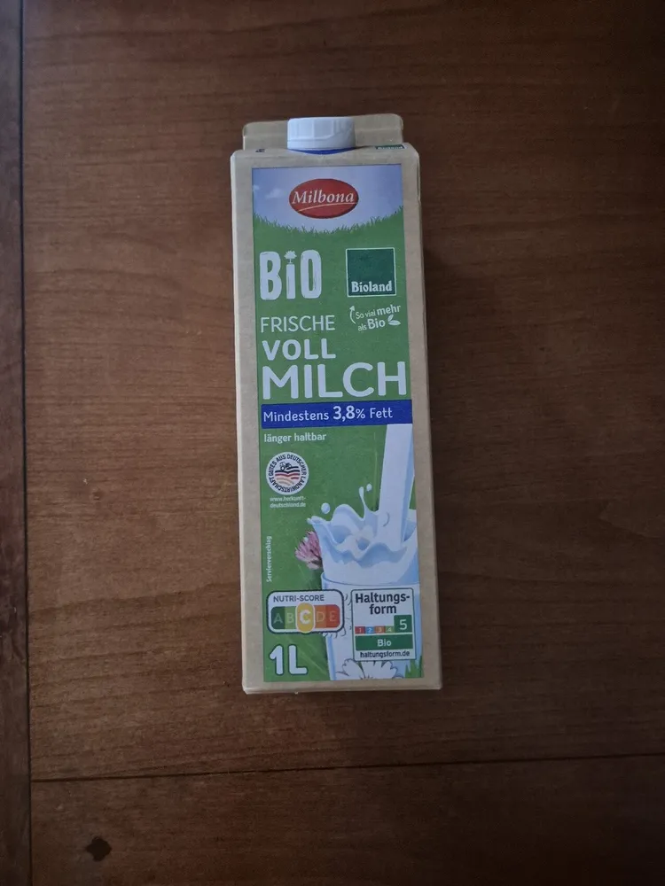 Bio Vollmilch