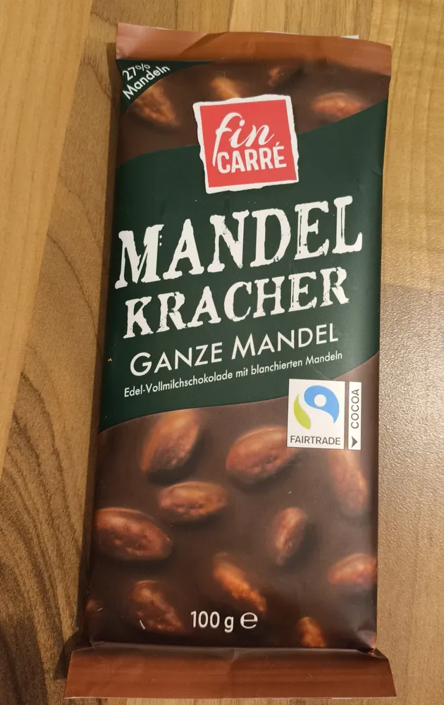 Edelvollmilch Ganze Mandel