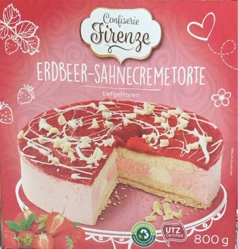 Erdbeer - Sahnecremetorte