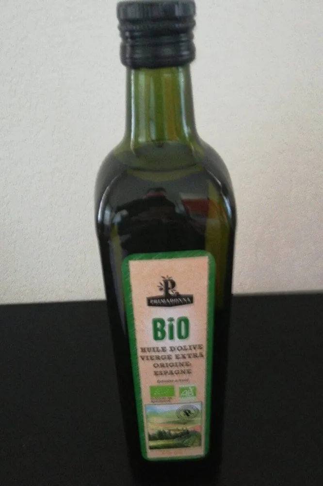 Huile d'olive vierge extra bio origine Espagne