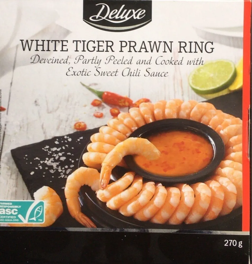 White Tiger Prawn Ring
