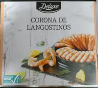 Corona de langostinos
