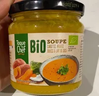 Soupe carottes patates douces coco