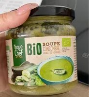 Soupe concombre courgettes et épinard