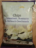 Chips Camembert-, Rosmarin- und Bärlauch-Geschmack