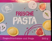 Frische Pasta Ziegenkäse und Feige
