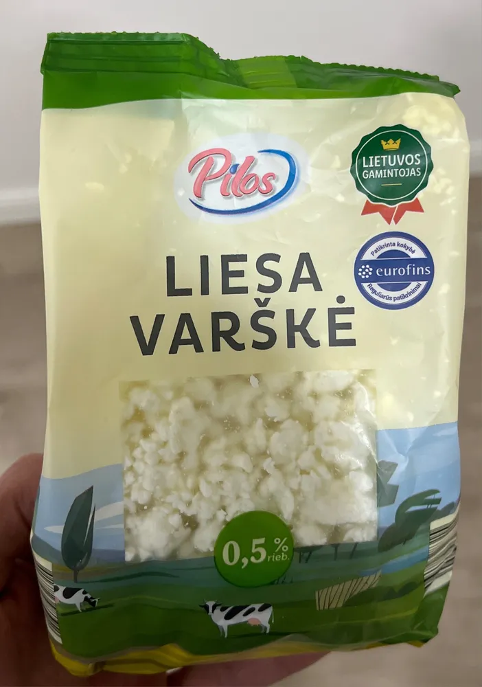 Liesą varškė