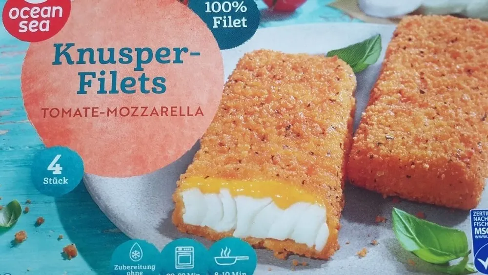 Knusper-Filets Tomate-Mozzarella