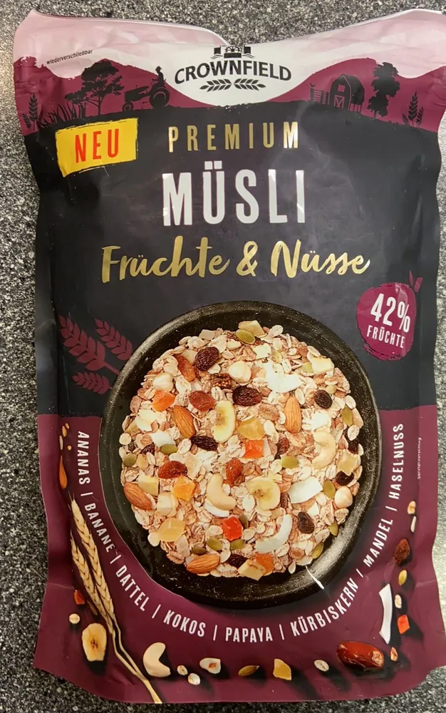 Premium-Müsli - Früchte & Nüsse