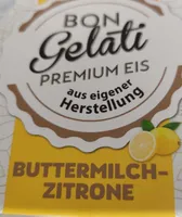 Premium Eis Buttermilch-Zitrone