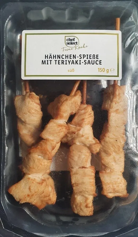 Hähnchenspieße mit Teriyakisoße