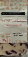 Wensleydale with cranberries