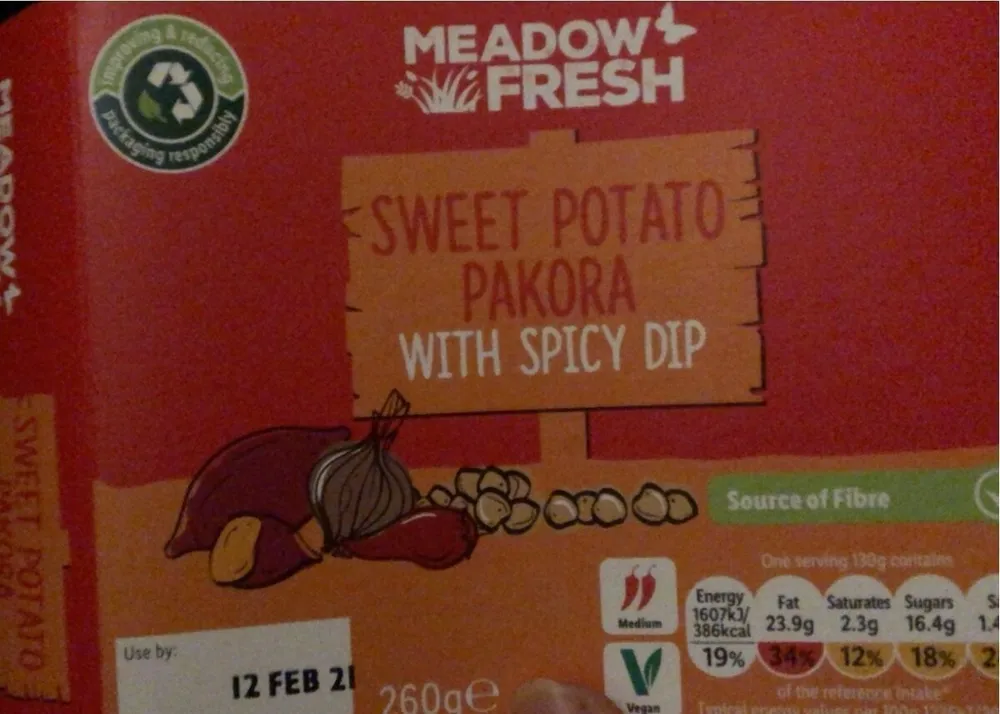 Sweet potato pakora