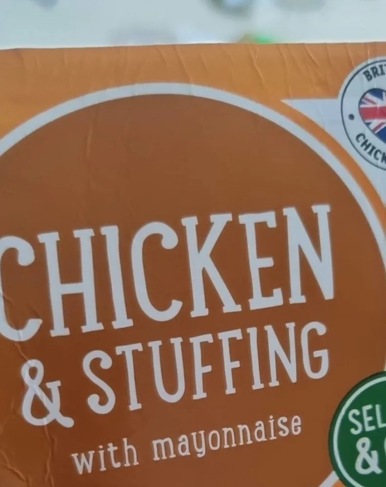Chicken and stuffing sandwich