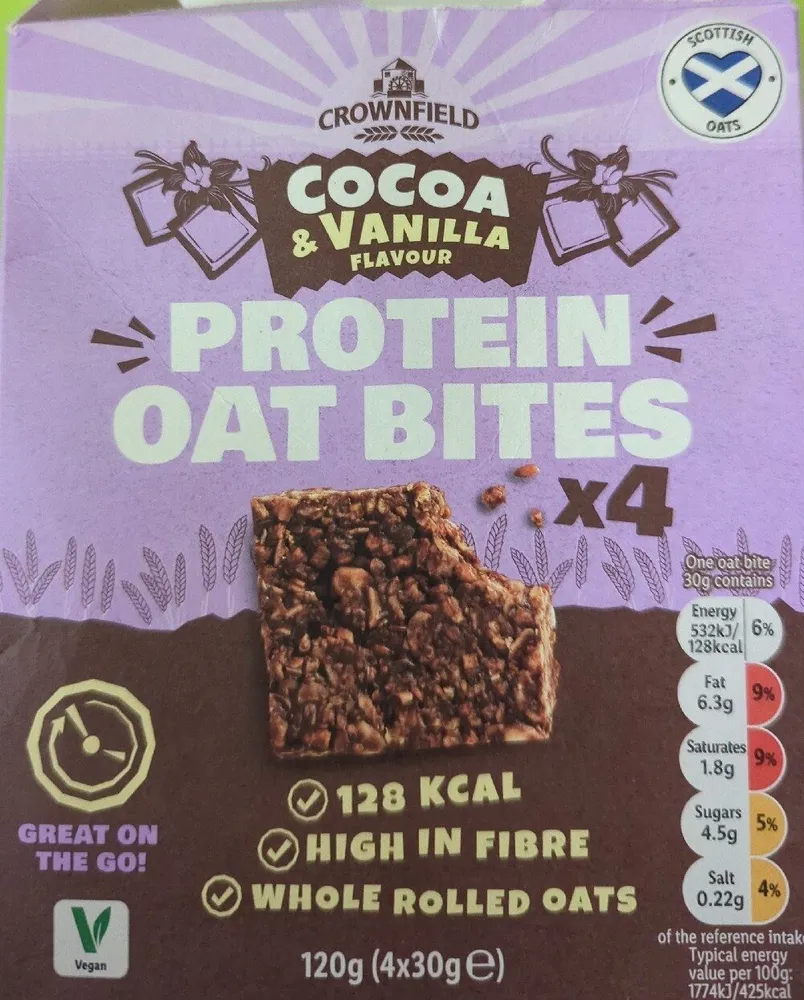 Cocoa & Vanilla Protein Oat Bites