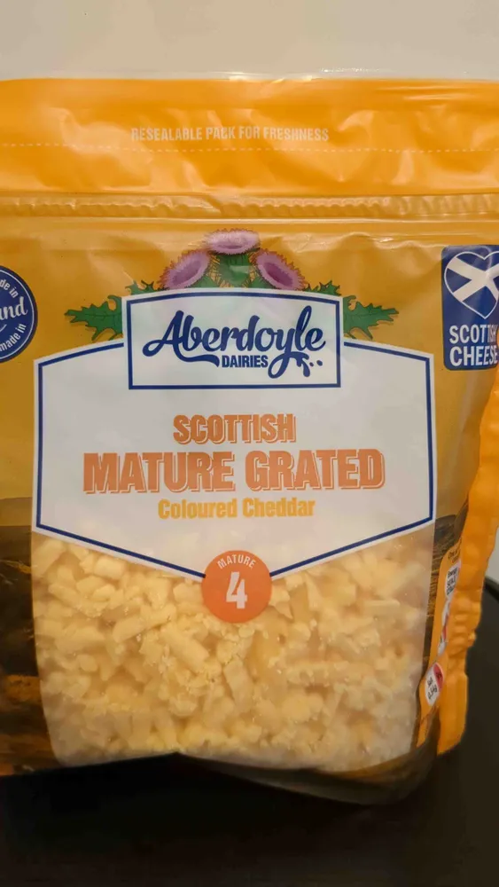 Scottish Mature Grated Coloured Cheddar