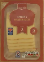 Smoky cheddar slices