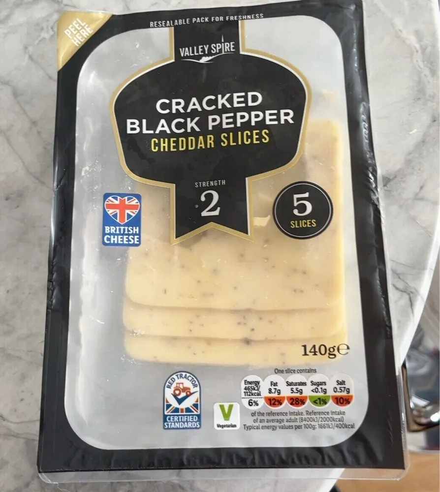 cracked black pepper cheese