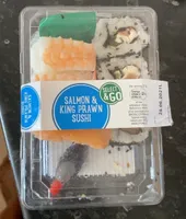 Salmon& king prawn