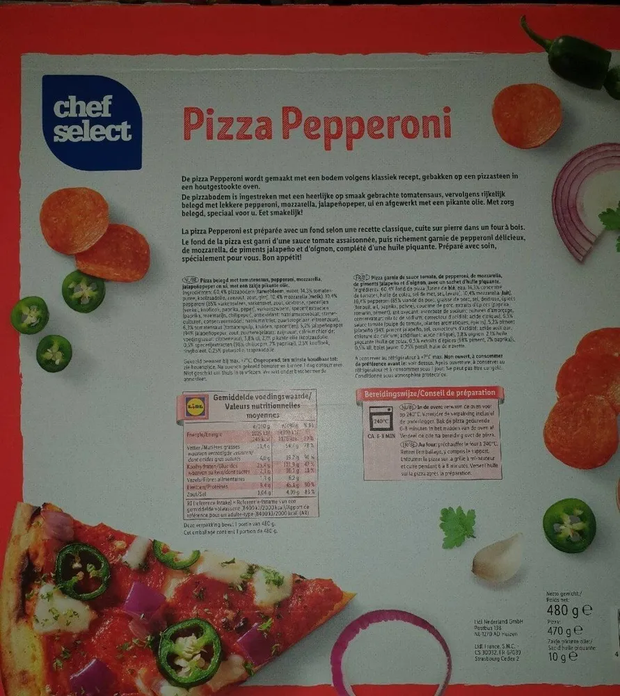 Pizza pepperoni