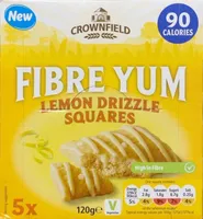 Serving suggestion CROWNFIELD FIBRE UP LEMON DRIZZ