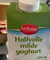 Milbona halfvolle milde  yoghurt